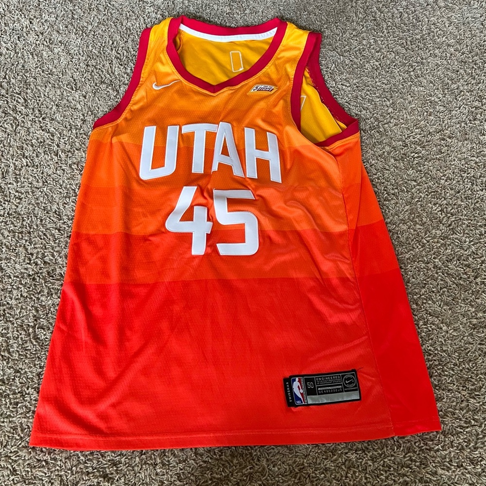 NBA Mitchell jersey number 45